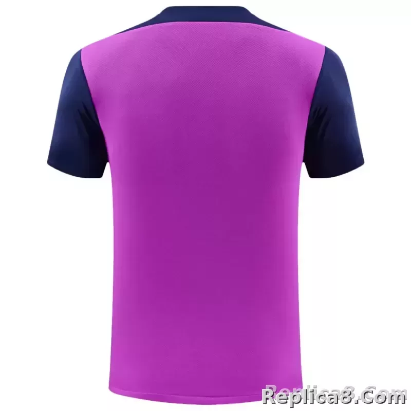 25-26 Barcelona Pre-match Training Soccer Kit Jersey+Shorts - detail