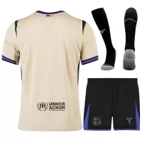 25-26 Barcelona Away Soccer Full Kit Jersey+Shorts - view 3