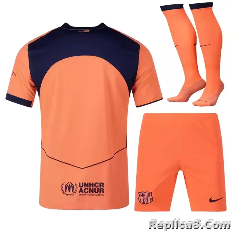 25-26 Barcelona Third Away Full Soccer Kit Jersey+Shorts+Socks - detail