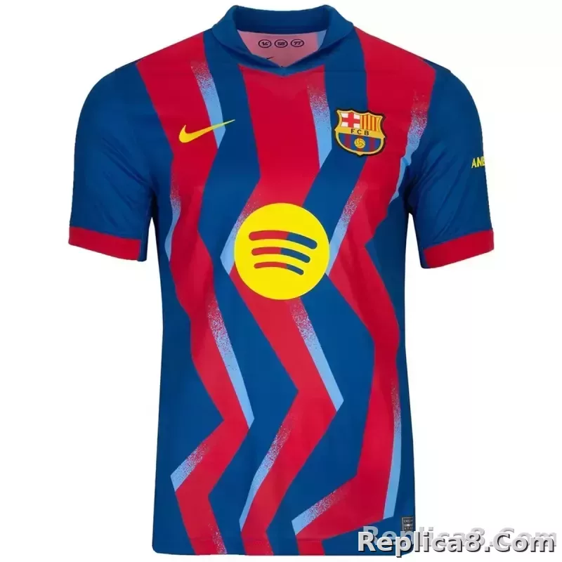 25-26 Barcelona Fourth 'El Clásico' Soccer Kit Jersey+Shorts - detail