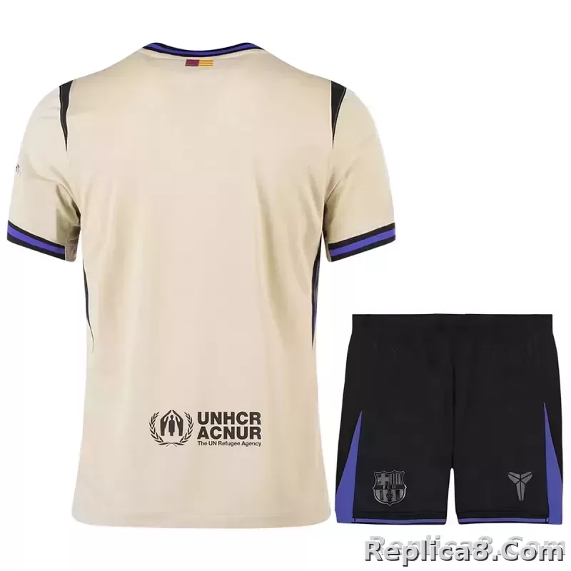 25-26 Barcelona Away Soccer Kit Jersey+Shorts - detail