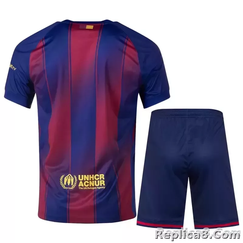 25-26 Barcelona Home Soccer Kit Jersey+Shorts - detail