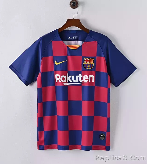 2019-20 Barcelona Home Soccer Retro Jersey