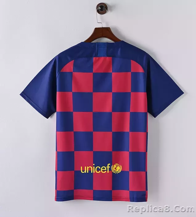 2019-20 Barcelona Home Soccer Retro Jersey - detail