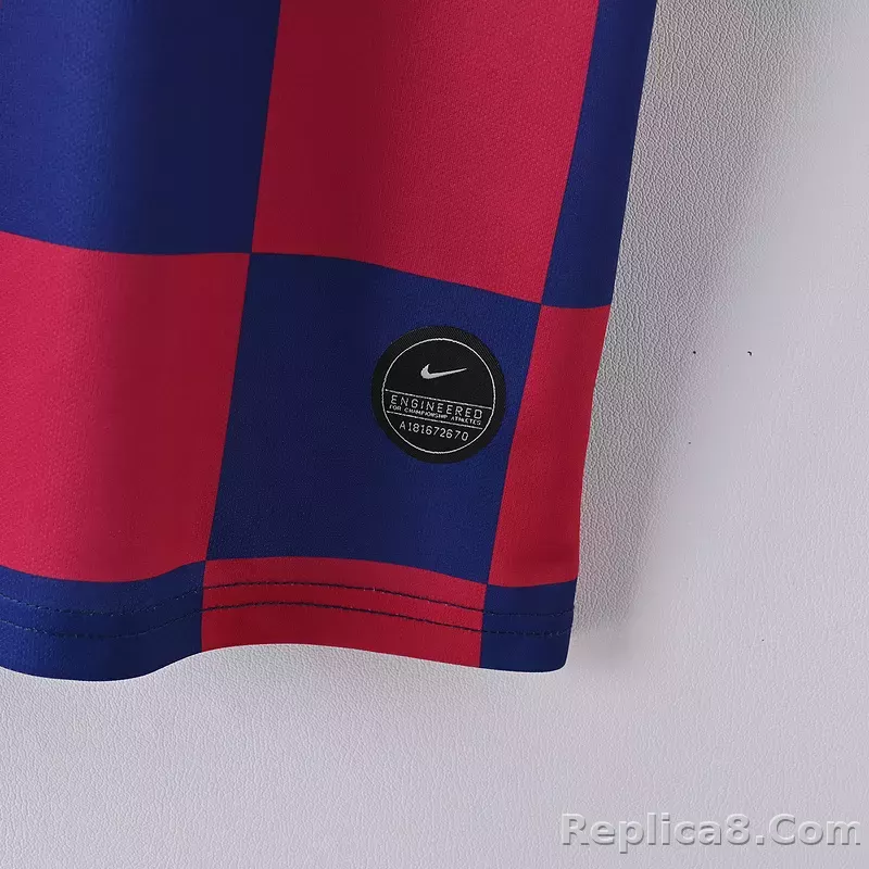 2019-20 Barcelona Home Soccer Retro Jersey - detail