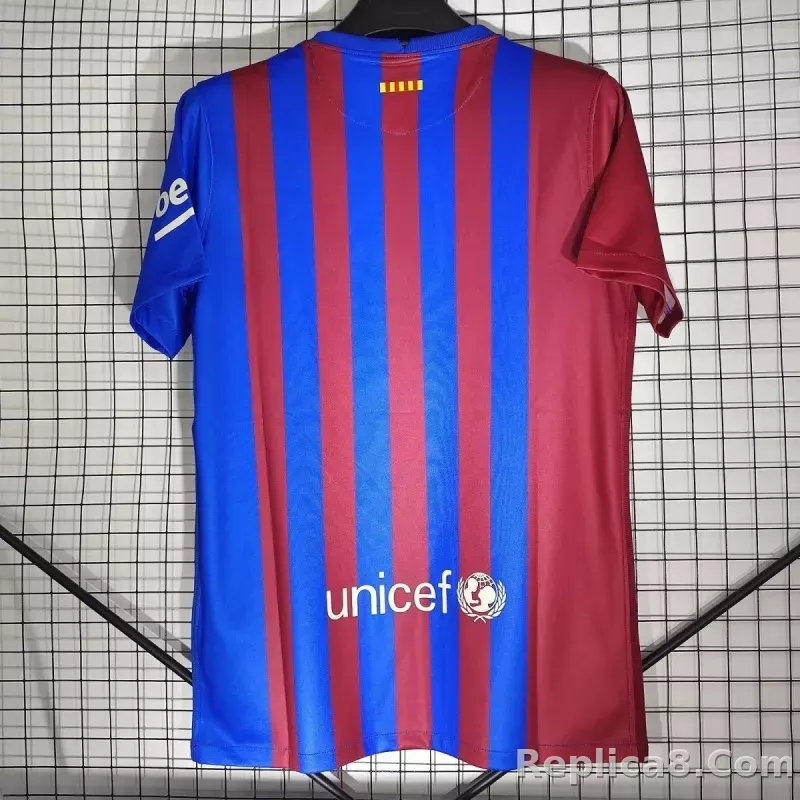 2021-22 Barcelona Home Soccer Retro Jersey - detail