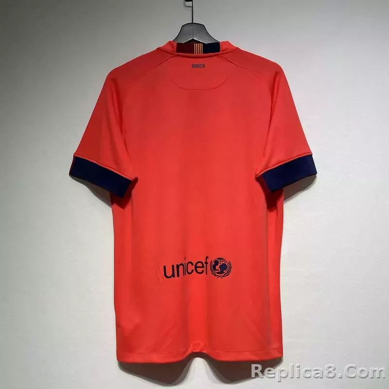 14-15 Barcelona Away Retro Jersey - detail