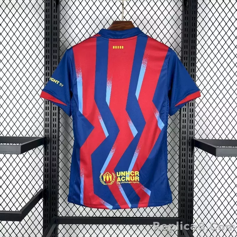 25-26 Barcelona SUPERCOPA Fourth Away Soccer Shirt - detail