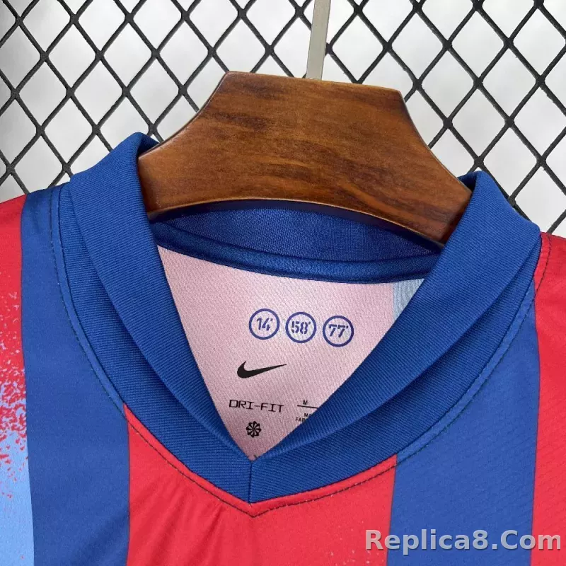 25-26 Barcelona SUPERCOPA Fourth Away Soccer Shirt - detail