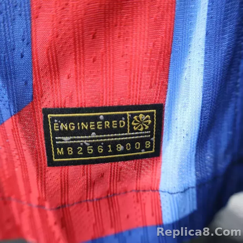 25-26 Barcelona SUPERCOPA Fourth Away Player Version Soccer Jersey - detail