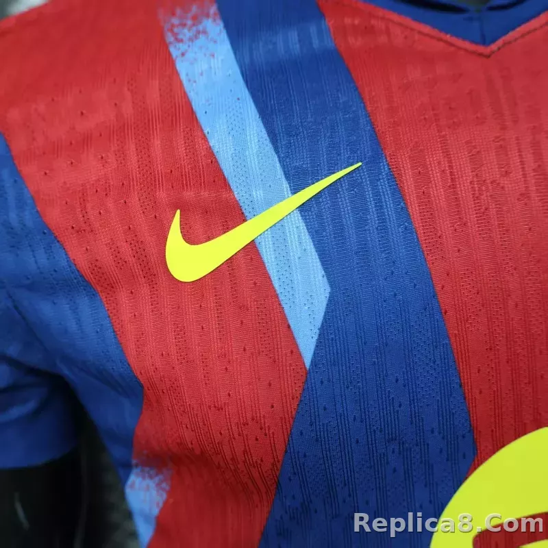 25-26 Barcelona SUPERCOPA Fourth Away Player Version Soccer Jersey - detail