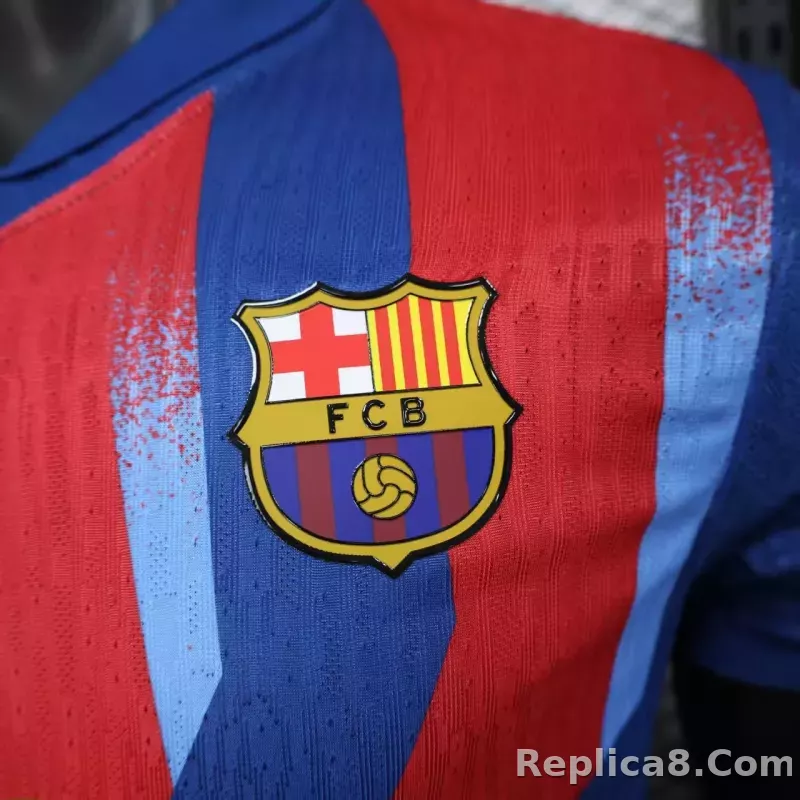 25-26 Barcelona SUPERCOPA Fourth Away Player Version Soccer Jersey - detail