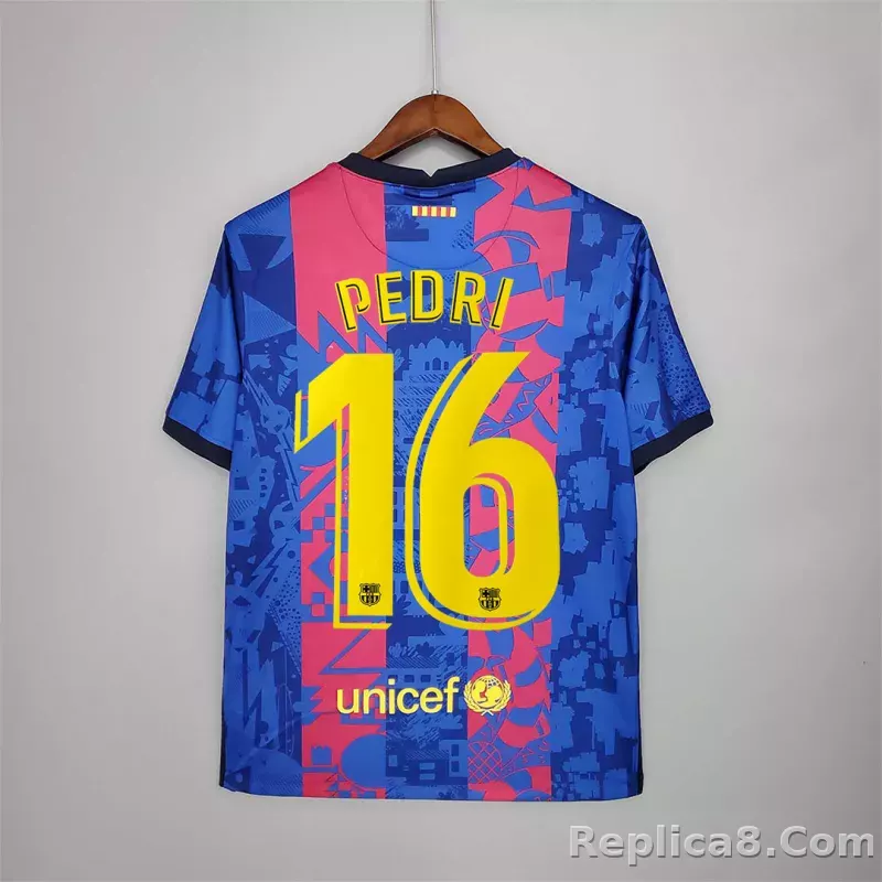 2021-22 Barcelona Third Away Soccer Jersey - detail
