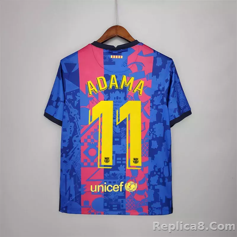 2021-22 Barcelona Third Away Soccer Jersey - detail