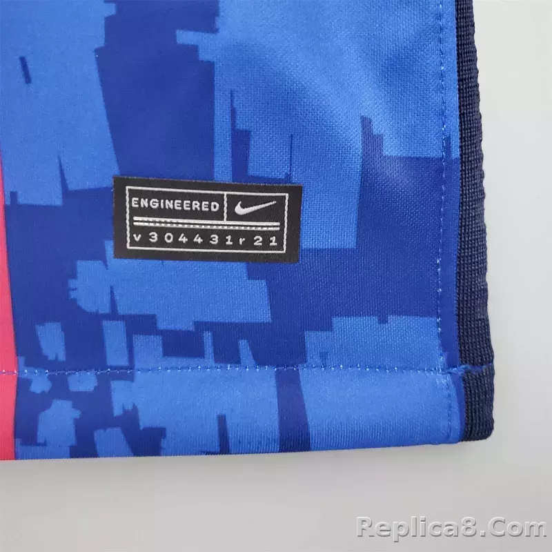 2021-22 Barcelona Third Away Soccer Jersey - detail