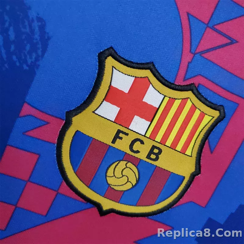 2021-22 Barcelona Third Away Soccer Jersey - detail