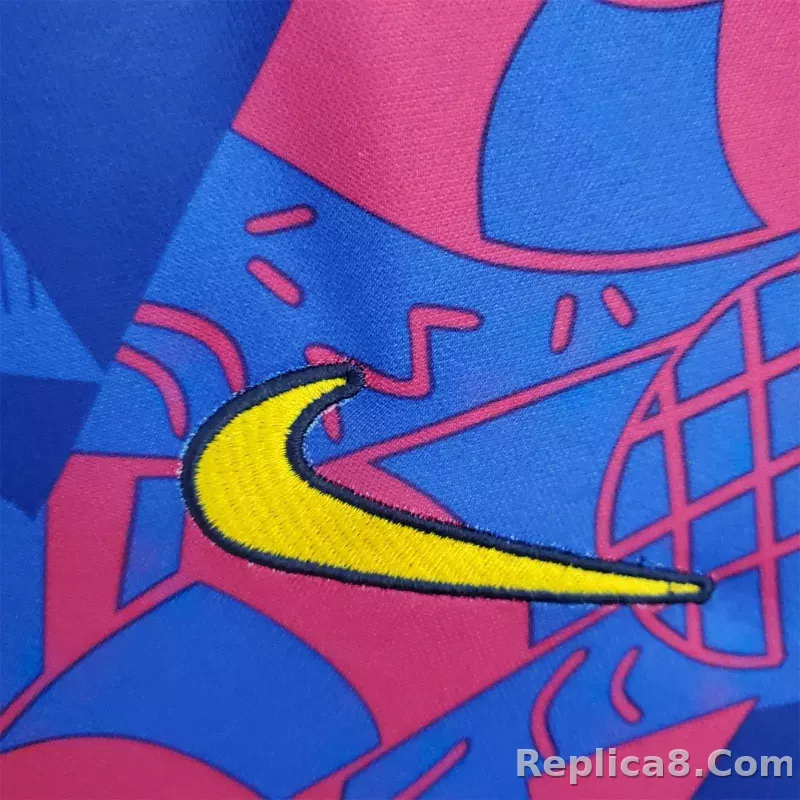 2021-22 Barcelona Third Away Soccer Jersey - detail
