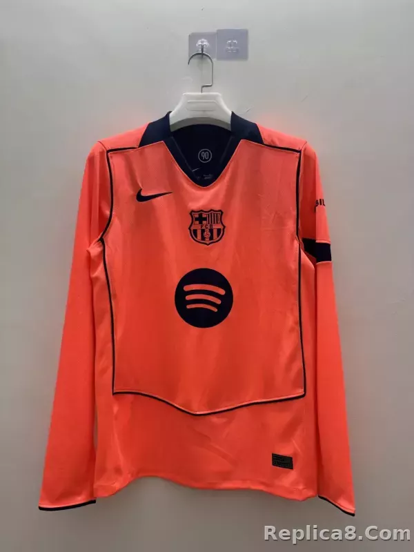 25-26 Barcelona Third Away Soccer Jersey Long Sleeve
