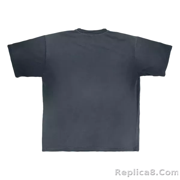 Travis Scott x FC Barcelona Washed Spray Logo T-Shirt 'Black' - detail