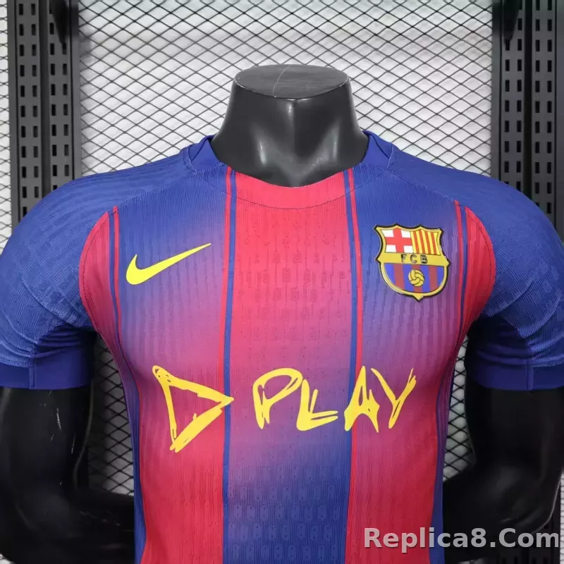 25-26 Barcelona x Ed Sheeran Special Player Version Soccer Jersey - detail