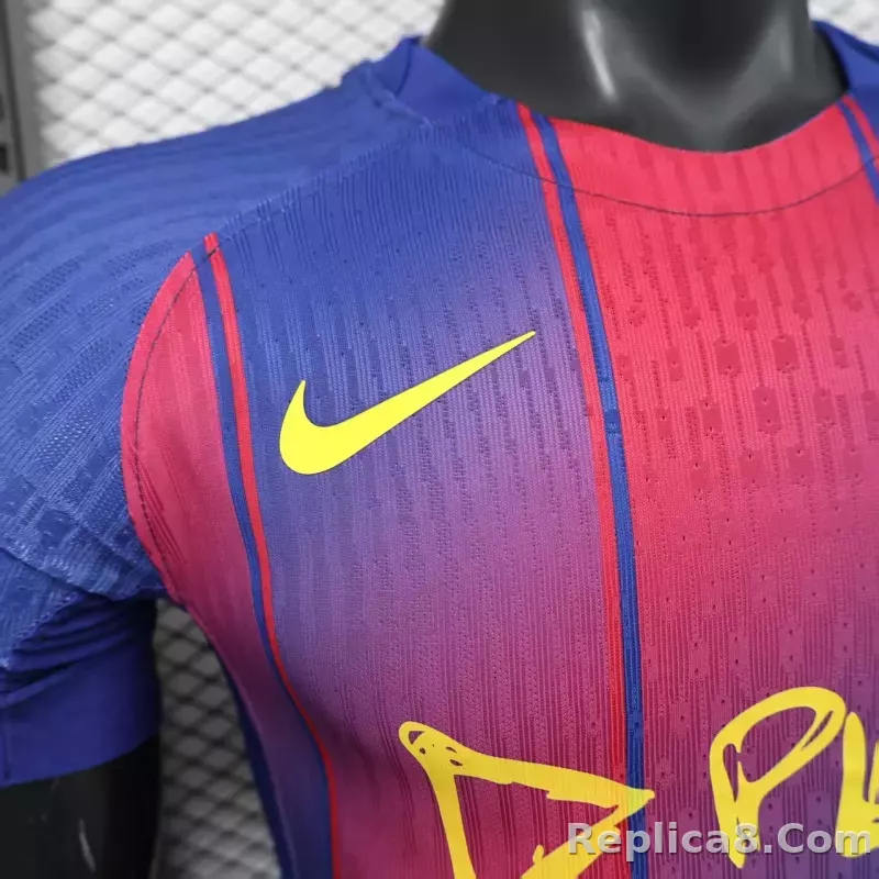25-26 Barcelona x Ed Sheeran Special Player Version Soccer Jersey - detail