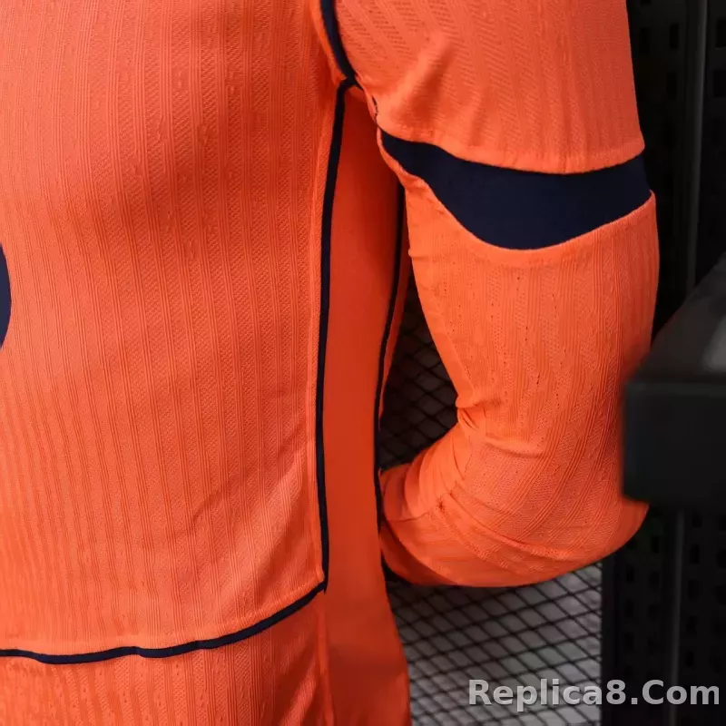 25-26 Barcelona Third Away Player Version Soccer Jersey Long Sleeve - detail