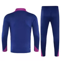 25-26 Barcelona 1/4 Zipper Sweat Kit(Top+Pants) Navy - view 4