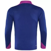 25-26 Barcelona 1/4 Zipper Sweat Kit(Top+Pants) Navy - view 5