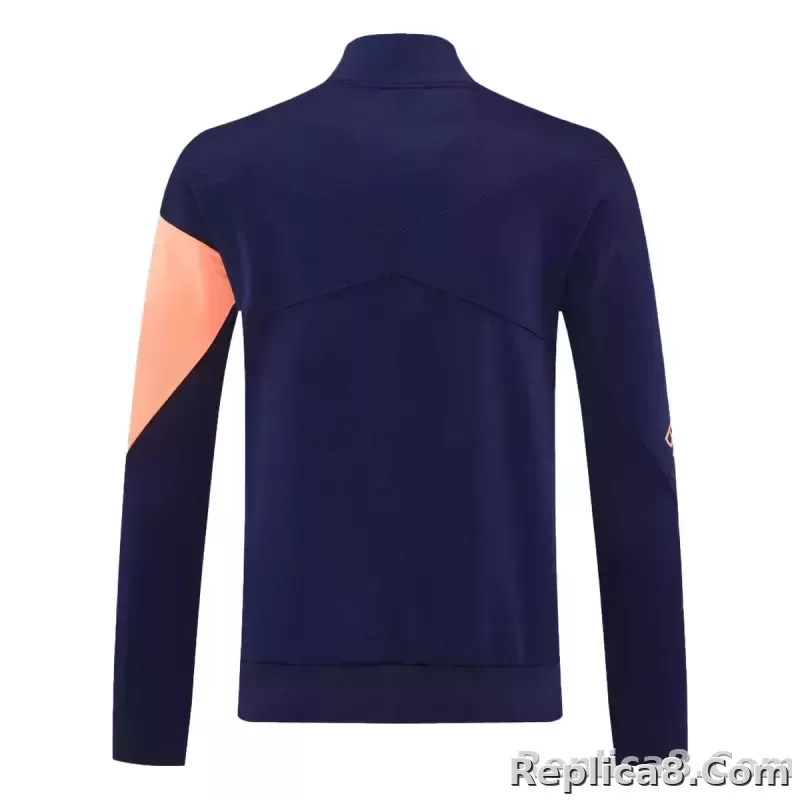 25-26 Barcelona Training Tracksuit Kit(Jacket+Pants) Navy&Orange - detail