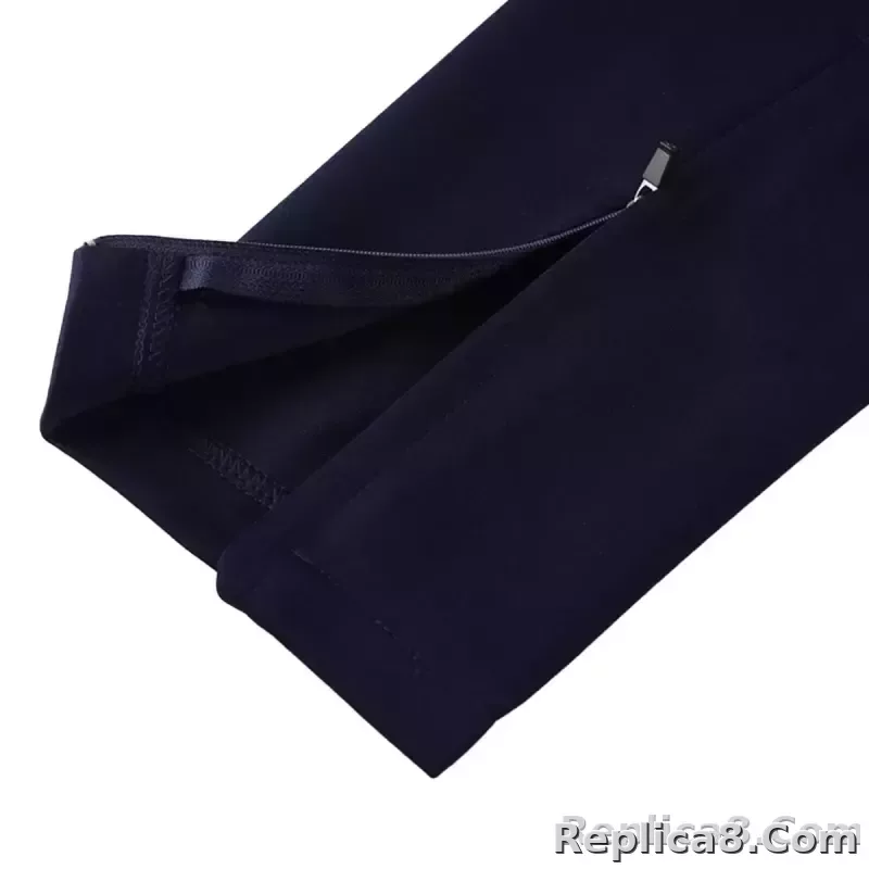 25-26 Barcelona Training Tracksuit Kit(Jacket+Pants) Navy&Orange - detail