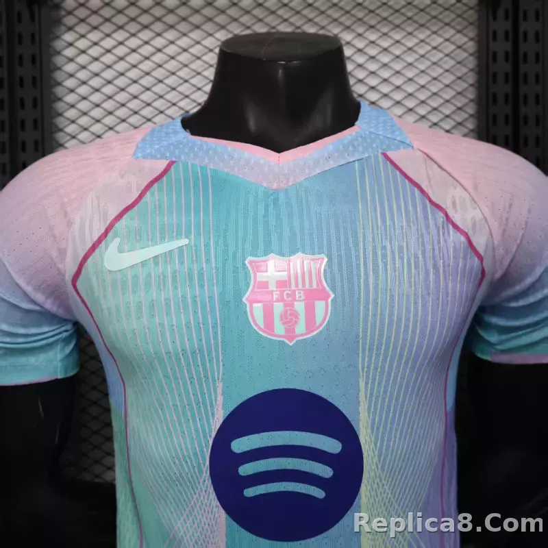 25-26 Barcelona Special Edition Player Version Soccer Jersey - detail