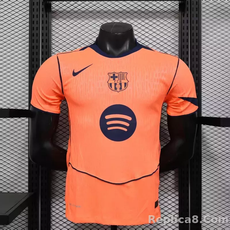 25-26 Barcelona Third Away Player Version Soccer Jersey