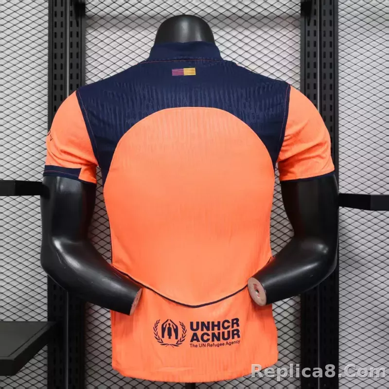 25-26 Barcelona Third Away Player Version Soccer Jersey - detail