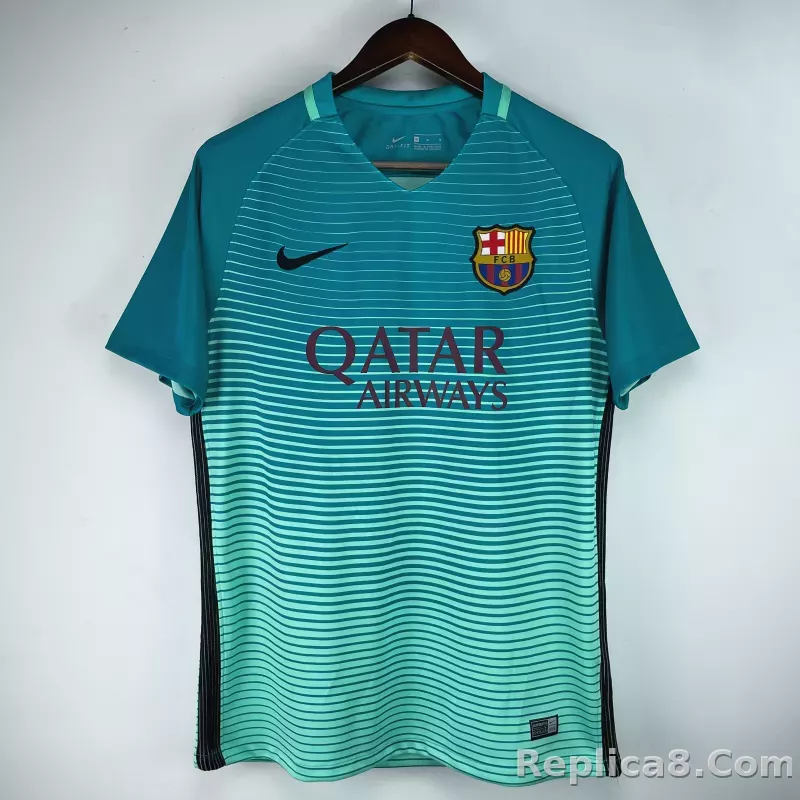 16-17 Barcelona Third Away Retro Jersey