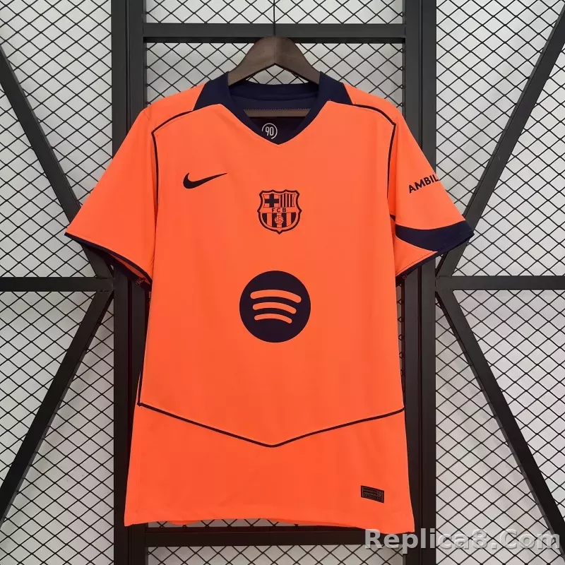 25-26 Barcelona Third Away Soccer Jersey