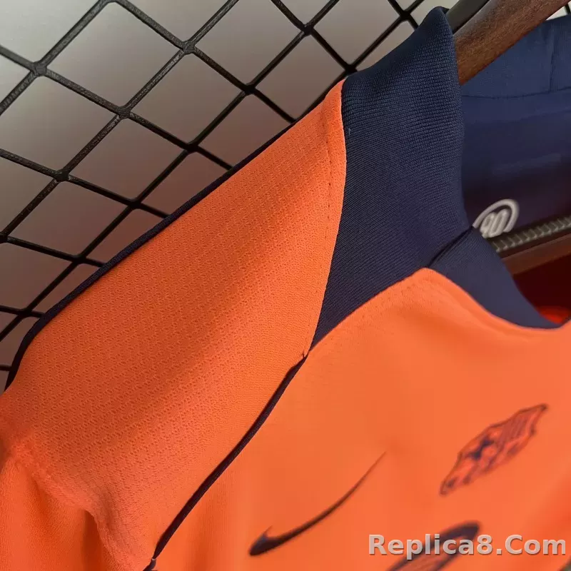 25-26 Barcelona Third Away Soccer Jersey - detail