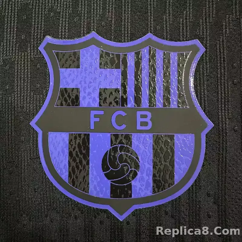 25-26 Barcelona Snake Special Version Black Soccer Jersey - detail