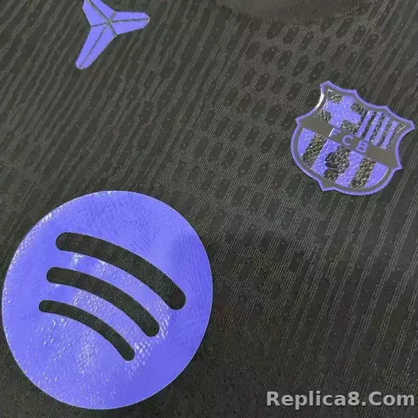 25-26 Barcelona Snake Special Version Black Soccer Jersey - detail