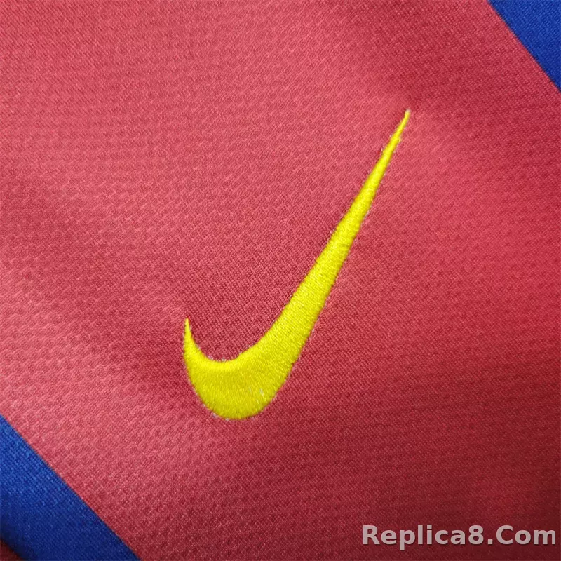 07-08 Barcelona Home Retro Jersey 50-Years Anniversary - detail