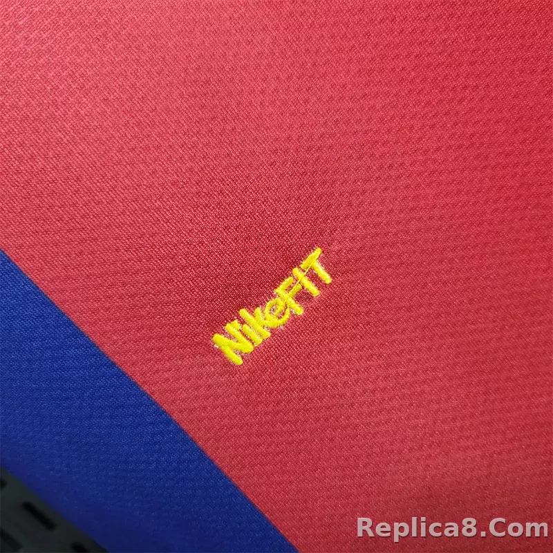 07-08 Barcelona Home Retro Jersey 50-Years Anniversary - detail