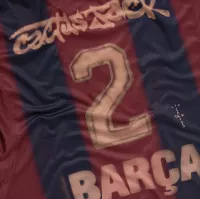 CJ X FC BARCELONA RETRO 2000/01 HOME SKELETON JERSEY - view 7