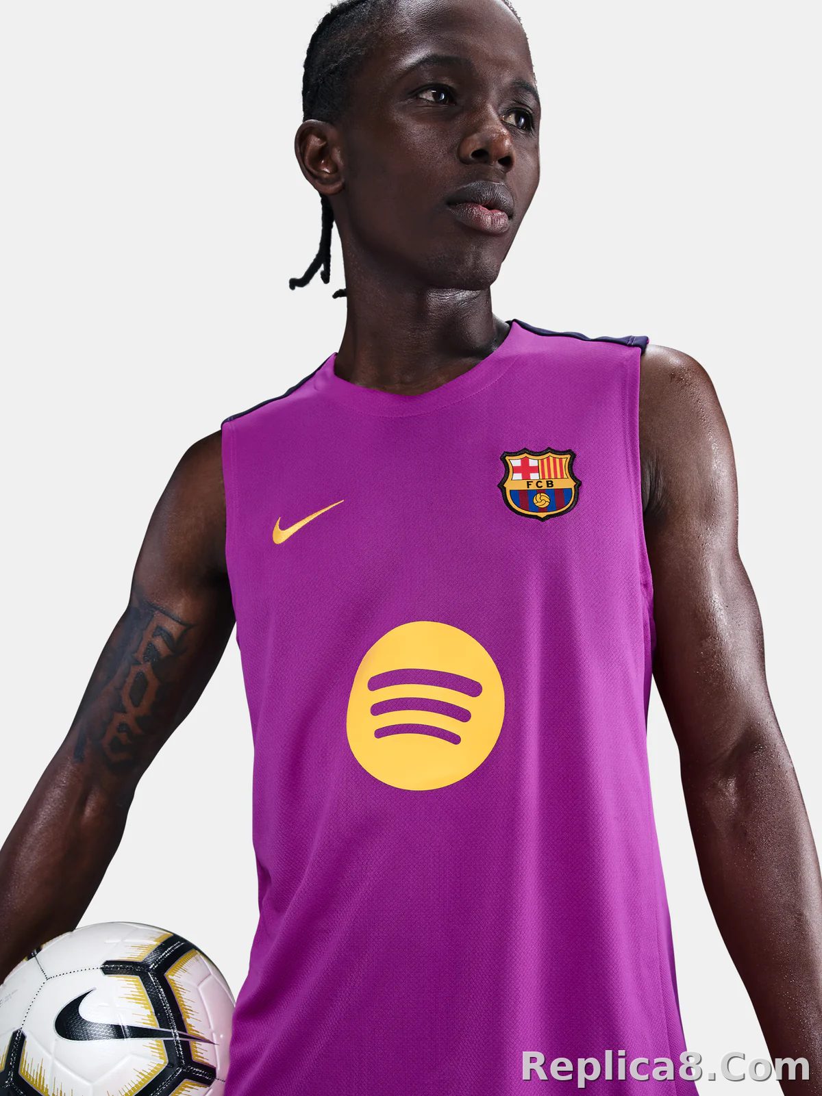 25-26 Training Tank Shirt FC Barcelona - detail