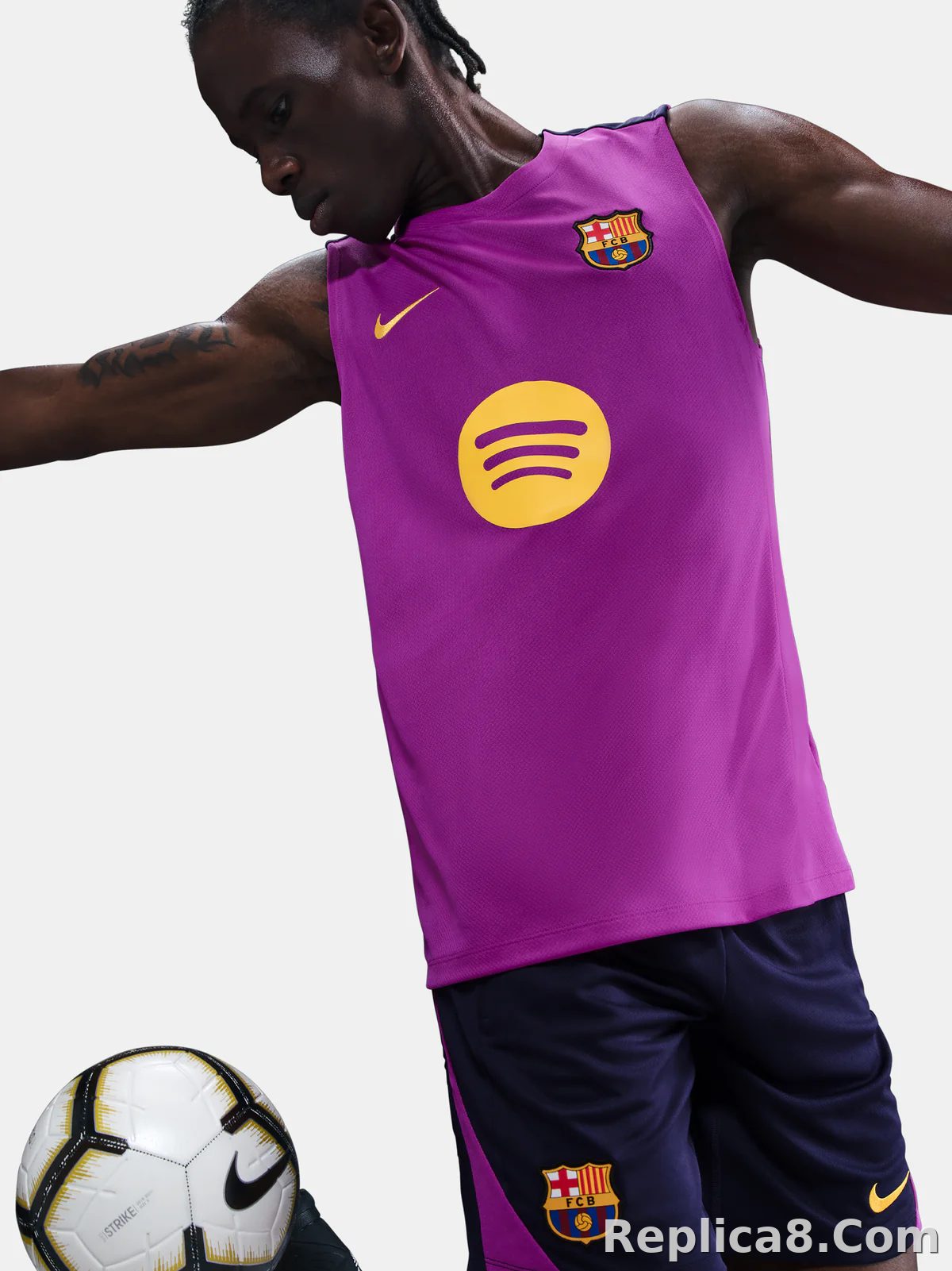 25-26 Training Tank Shirt FC Barcelona - detail