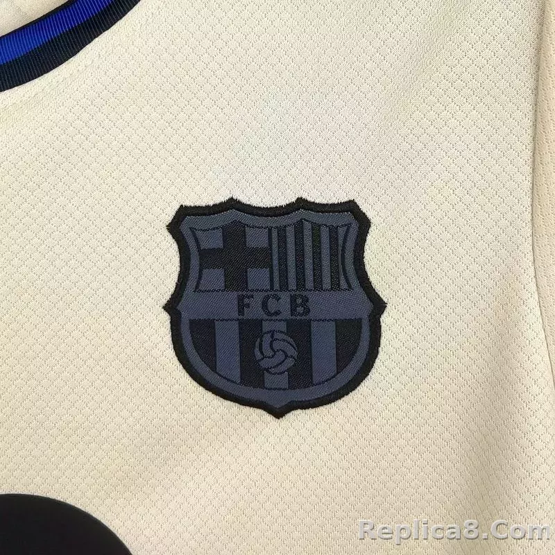 25-26 Barcelona Away Soccer Kids Kit Jersey+Shorts - detail