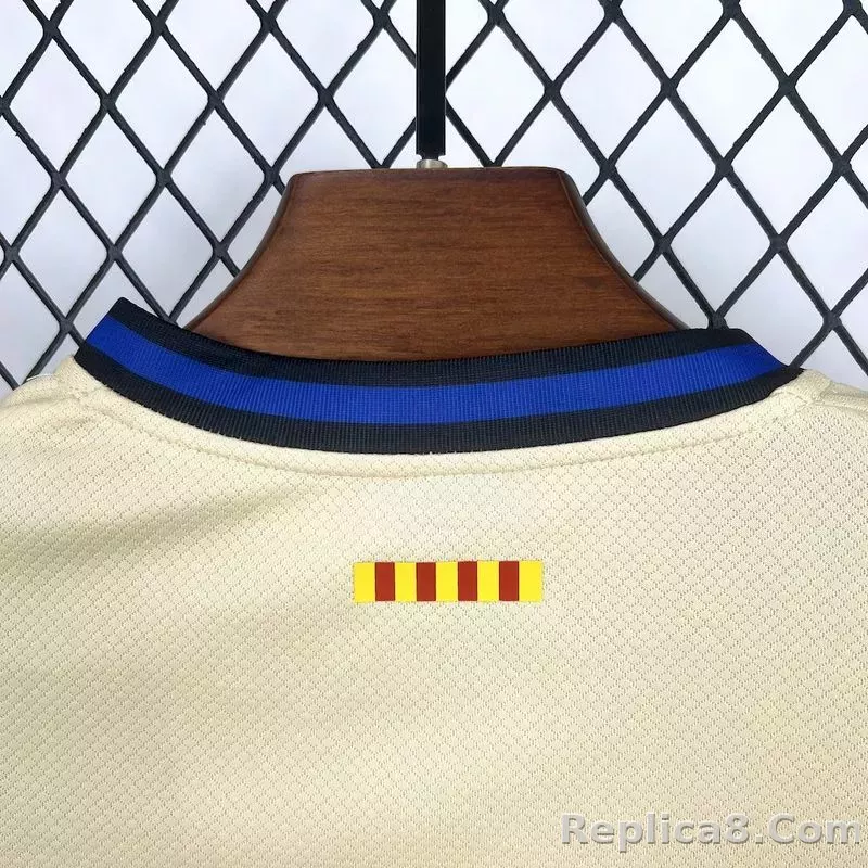 25-26 Barcelona Away Soccer Kids Kit Jersey+Shorts - detail