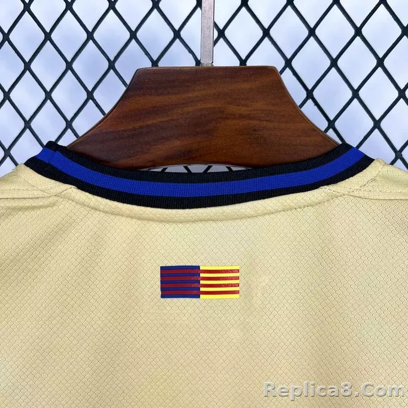 25-26 Barcelona Away Soccer Jersey - detail