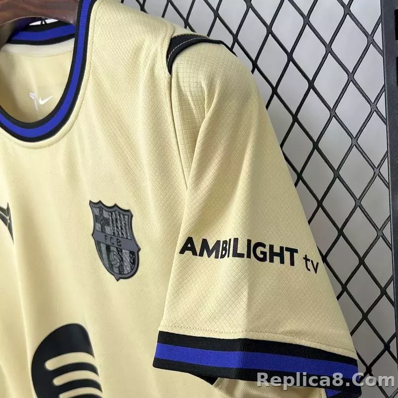 25-26 Barcelona Away Soccer Jersey - detail