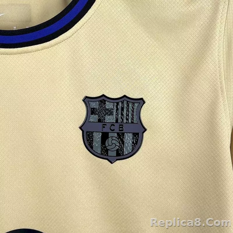 25-26 Barcelona Away Soccer Jersey - detail