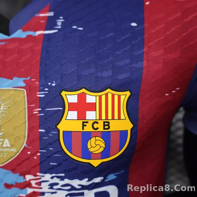 25-26 Barcelona Special Soccer Jersey Player Edition - detail