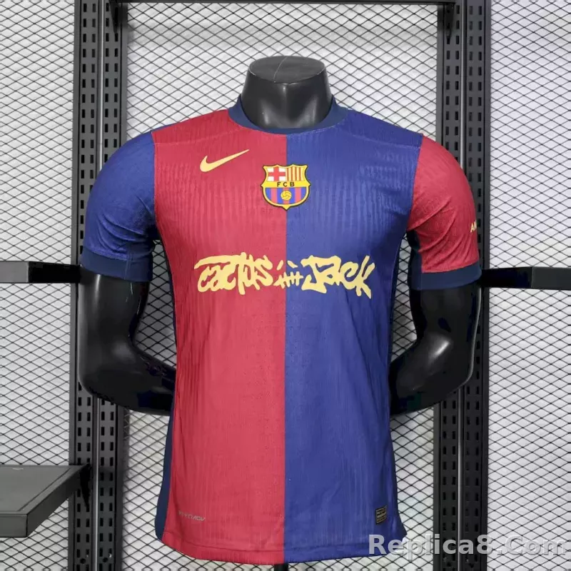 FC BARCELONA x TRAVIS SCOTT 24/25 Men's Home Jersey Limited Edition